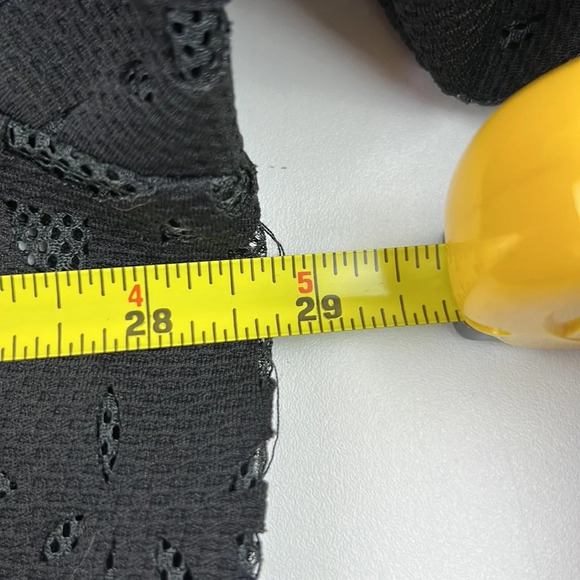 Como Black Laser Cutout Mesh Lightweight Full Zip Jacket - Picture 6 of 9